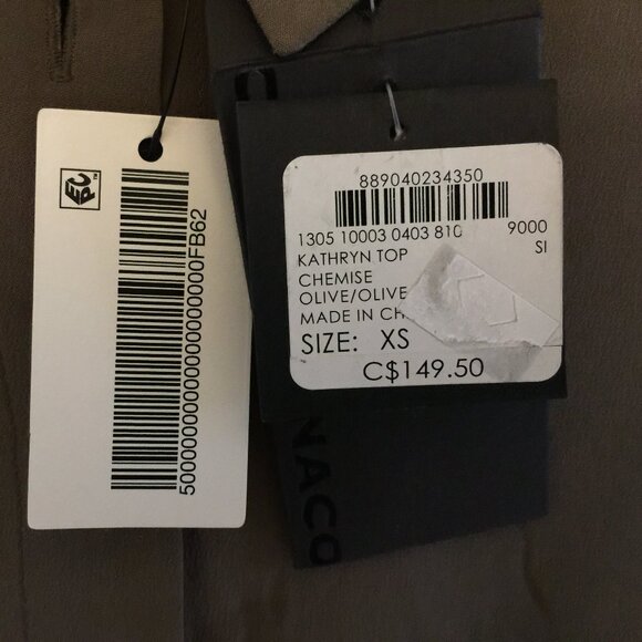 CLUB MONACO NEW WITH TAGS BLOUSE - Picture 3 of 4